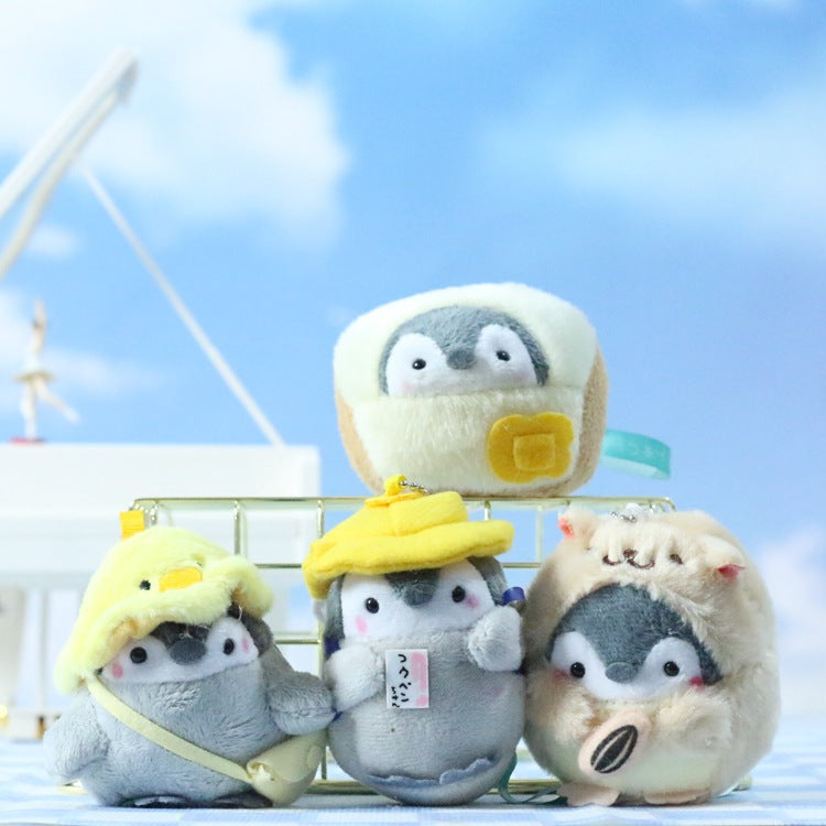 Japanese-style cute and adorable little penguin pendants, plush toys, figurines, bags, pendants, dolls, keychains